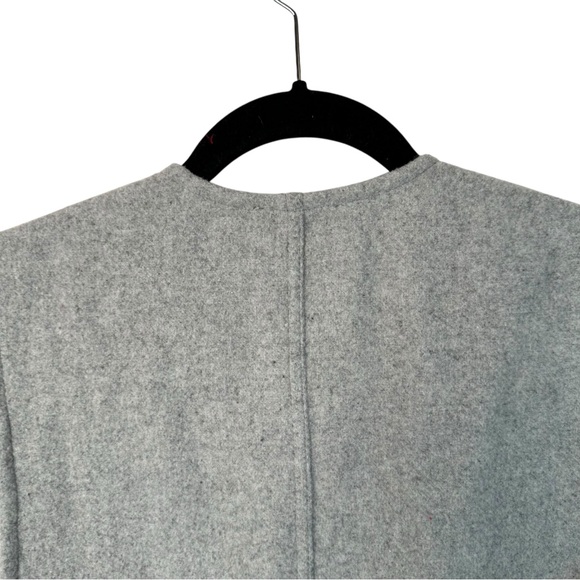 Vineyard Vines Fringe Vest Gray Wool Blend Preppy Coastal Layering Small - Picture 8 of 12